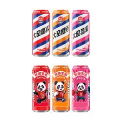 大窑嘉宾味橙子味汽水荔枝饮料500mL*8罐整箱 19.9元 - 86线报