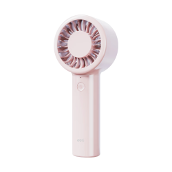 得力LK110 5档风量静音粉色手持小风扇 18.86元 - 折送网