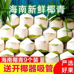 海南椰青新鲜椰子9个装当季孕妇水果椰香皇去皮香椰子整箱包邮 18.79元 - 86线报