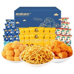 刺猬阿甘 鱿鱼酥虾味条南瓜酥小吃混合口味 30包 京东此款目前活动售价18.8元 - 线报酷