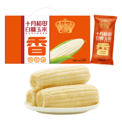 十月稻田白甜糯玉米4.16斤260g*8根 17.01元 - 86线报