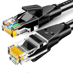 山泽WD6010六类CAT6圆线千兆网线1m黑色 4.9元 - 线报酷