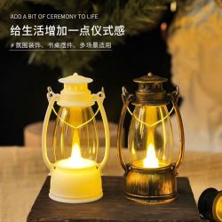 其他家氛围灯露营灯复古迷你手提灯LED小夜灯场景布置拍照道具装饰灯 1.38元 - 86线报