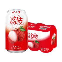 健力宝低糖0脂低能量零脂荔枝味330mL*6罐碳酸饮料解腻汽水 9.9元 - 86线报