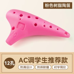 YTK初学款12孔中音AC树脂陶笛粉色 15.8元 - 86线报