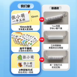 猫太子幼儿园姓名贴挂件奇趣款48个装80根尼龙绳 12.9元 - 86线报
