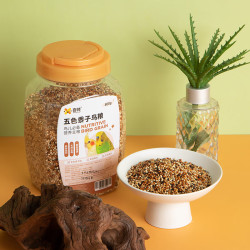 喜帅鸟粮五色黍子(新粮)鹦鹉粮食鸟食虎皮粮饲料零食800g 10元 - 86线报