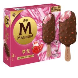 梦龙甜查理草莓奶冻味冰淇淋冰激凌62g*4支 105.76元 - 86线报