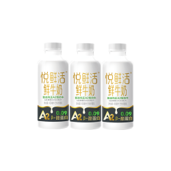 悦鲜活 A2β-酪蛋白 450ml*3瓶 巴氏杀菌鲜牛奶 京东该商品正在促销 - 86线报