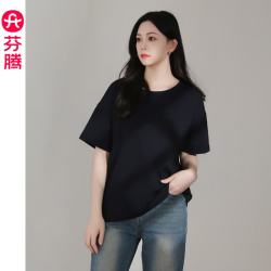 芬腾 黑色 M码 女士短袖T恤 今晚八点开始 京东此款目前活动售价39.9元 - 线报酷