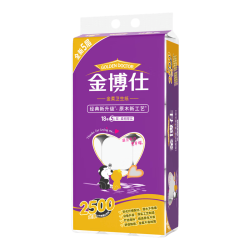 金博仕5层卷纸138.88g×18卷 14.99元 - 86线报