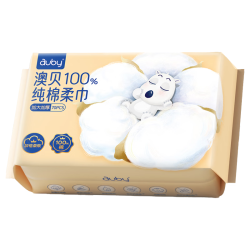 澳贝干湿两用婴幼儿棉柔巾100%纯棉70抽 3.91元 - 86线报