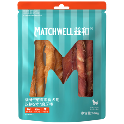 益和狗零食磨牙棒鸡肉鸭肉二合一洁齿宠物中小犬泰迪磨牙棒100g 3.67元 - 86线报