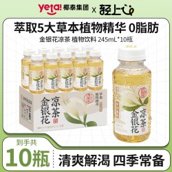 轻上青颜草本植物金银花茶饮料金银花凉茶245ml*10瓶 19.9元 - 86线报