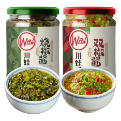 川娃子多口味辣椒酱组合230g*2瓶 14.8元 - 美泡泡