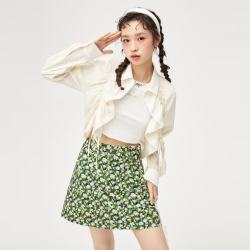 乐町Gioia Tang唐歌遥联名夏日雏菊印花半身裙 34元 - 美泡泡