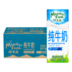 纽麦福 3.5g蛋白质低脂高钙牛奶部分脱脂纯牛奶新西兰进口奶250ml*24盒 - 86线报