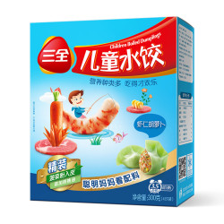 三全虾仁胡萝卜水饺300g/42只 18元 - 86线报