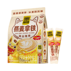 四只猫咖啡0植脂末速溶咖啡燕麦拿铁20杯 13.6元 - 86线报