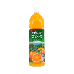 乐天 韩国济州岛原装大瓶进口柑橘汁饮料1500ml - 86线报
