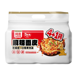 阿宽红油面皮麻辣味105g*5袋 11.9元 - 美泡泡 阿宽红油面皮麻辣味105g*5袋 11.9元 - 美泡泡