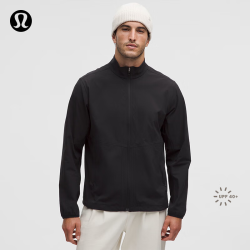 lululemon Lightweight Stretch男士弹力夹克防晒LM4ARMS夜蛾黑S - 86线报