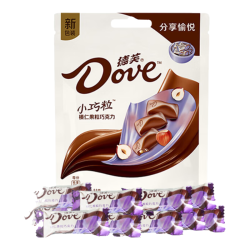 德芙小巧粒榛仁果粒巧克力84g 12.8元 - 86线报