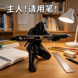 蒙柯乐高忍者笔筒网红打印黑色桌面装饰摆件笔架文具收纳个性创意桌搭 9.9元 - 线报酷