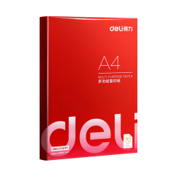 得力a4纸打印纸复印纸70g办公用品a4双面打印凭证纸白纸草稿纸画画纸用草稿本空白演草纸 6.2元 - 线报酷