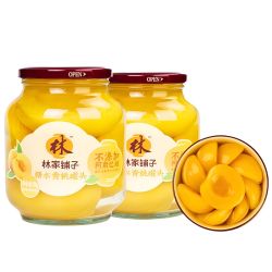 林家铺子黄桃罐头750g*2罐 9.62元 - 线报酷