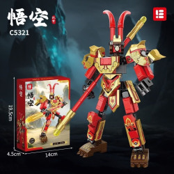 欧因孙悟空积木齐天大圣机甲模型C5321悟空红色144颗粒 9.8元 - 86线报