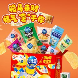 可比克多口味薯片零食混合装1206g 12.72元 - 线报酷