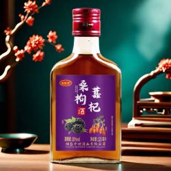 30度桑葚黄精石斛枸杞酒125ml配制酒人参枸杞滋补8瓶白酒天麻桂圆 8.33元 - 线报酷