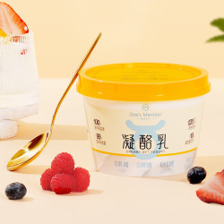 1号会员店0蔗糖0乳糖凝酪酸奶400g/桶4.0g蛋白大桶分享装轻食干噎酸奶 - 86线报