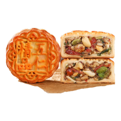 日月坊椰蓉奶黄巧克力月饼老式五仁口味2斤10个装礼盒 14.8元 - 86线报