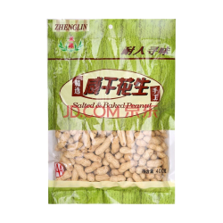 正林休闲零食咸干花生袋装400g 5.9元 - 美泡泡