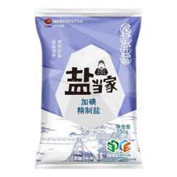 加碘食用盐350g*5袋 3.8元 - 86线报