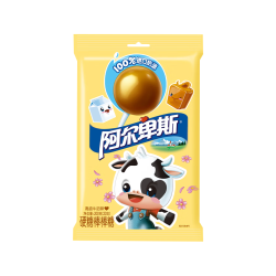 阿尔卑斯棒棒糖高级牛奶味200g 3.9元 - 86线报