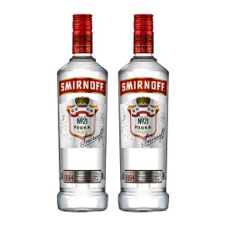 SMIRNOFF红牌伏特加基酒700ml*2瓶 71.2元 - 86线报