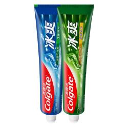 高露洁含氟清新牙膏家庭装120g*2支 14.2元 - 美泡泡