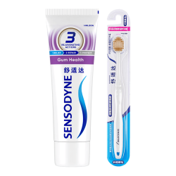 舒适达抗敏感牙龈护理牙膏50g+每日倍护牙刷 9.9元 - 线报酷