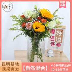 悦多彩包月鲜花花束每周一花云南基地直发自然混合设计款单次1束 18.01元 - 86线报