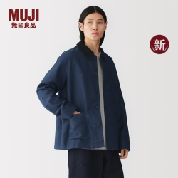 無印良品MUJI木棉混灯芯绒领夹克 498元 - 86线报