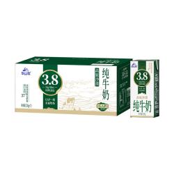 华山牧高原沙漠纯牛奶3.8蛋白原生钙礼品礼盒整箱200g*10盒 21.9元 - 线报酷