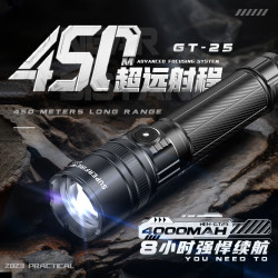 神火GT25强光手电筒变焦超亮远射长续航野户外充电家用便携应急照明买2件 147.14元 - 线报酷