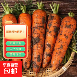 带泥红皮胡萝卜9斤 8.9元 - 86线报
