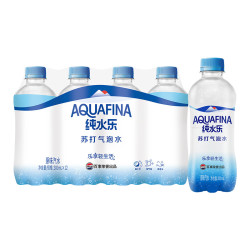 百事AQUAFINA纯水乐苏打气泡水原味300ml*12瓶 16.9元 - 86线报