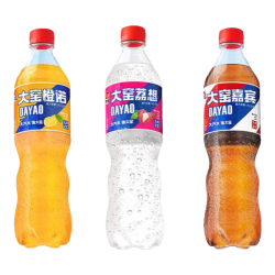 大窑果味汽水嘉宾+橙诺+荔想520ml*8瓶 12.9元 - 86线报