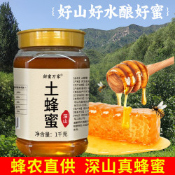 甜蜜万家正宗深山土蜂蜜2斤 16.9元 - 86线报