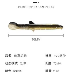 渔人猫 小泥鳅仿生假饵路亚加强铅头钩翘嘴专用鲈鱼仿真软饵t尾软虫微物 - 86线报